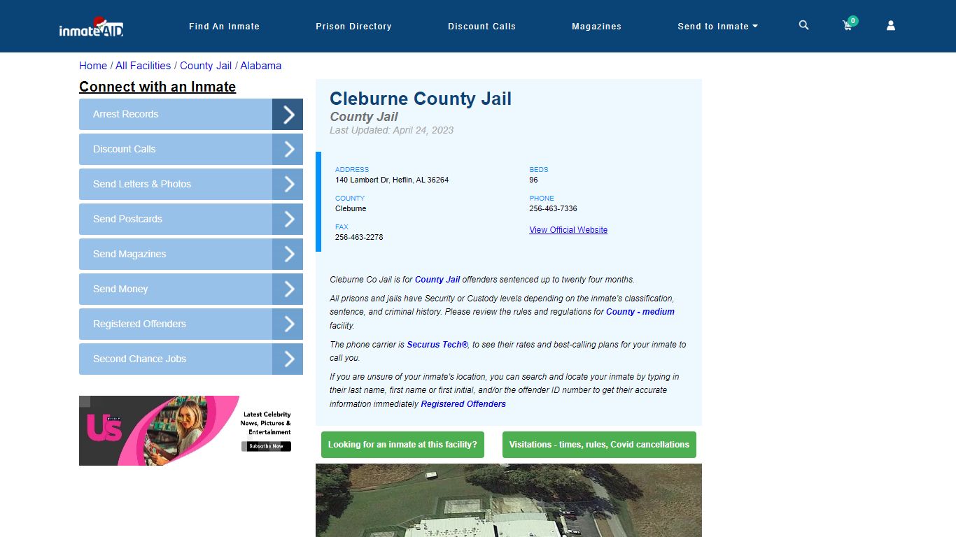 Cleburne County Jail - Inmate Locator - Heflin, AL